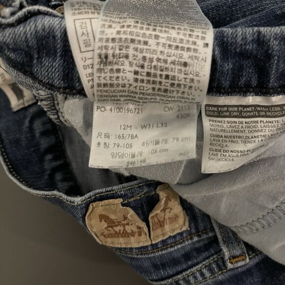 Levi’s 515 Bootcut Medium Wash Mid Rise Size 12M 31x30 Western Detailed Pockets - Picture 11 of 12